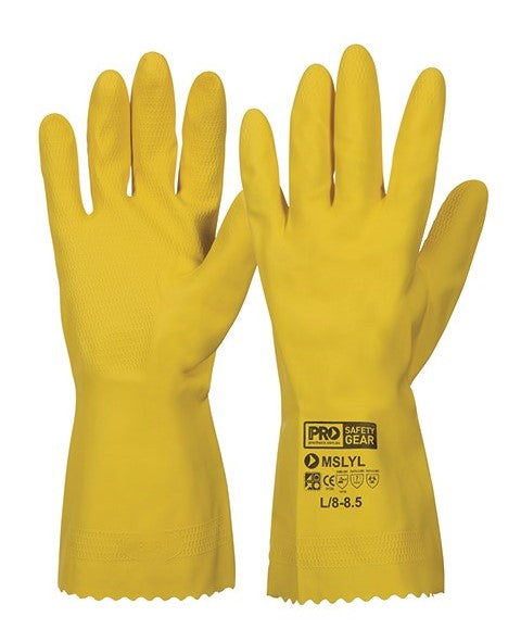 Silverlined Latex Gloves 30cm - Premium Blend