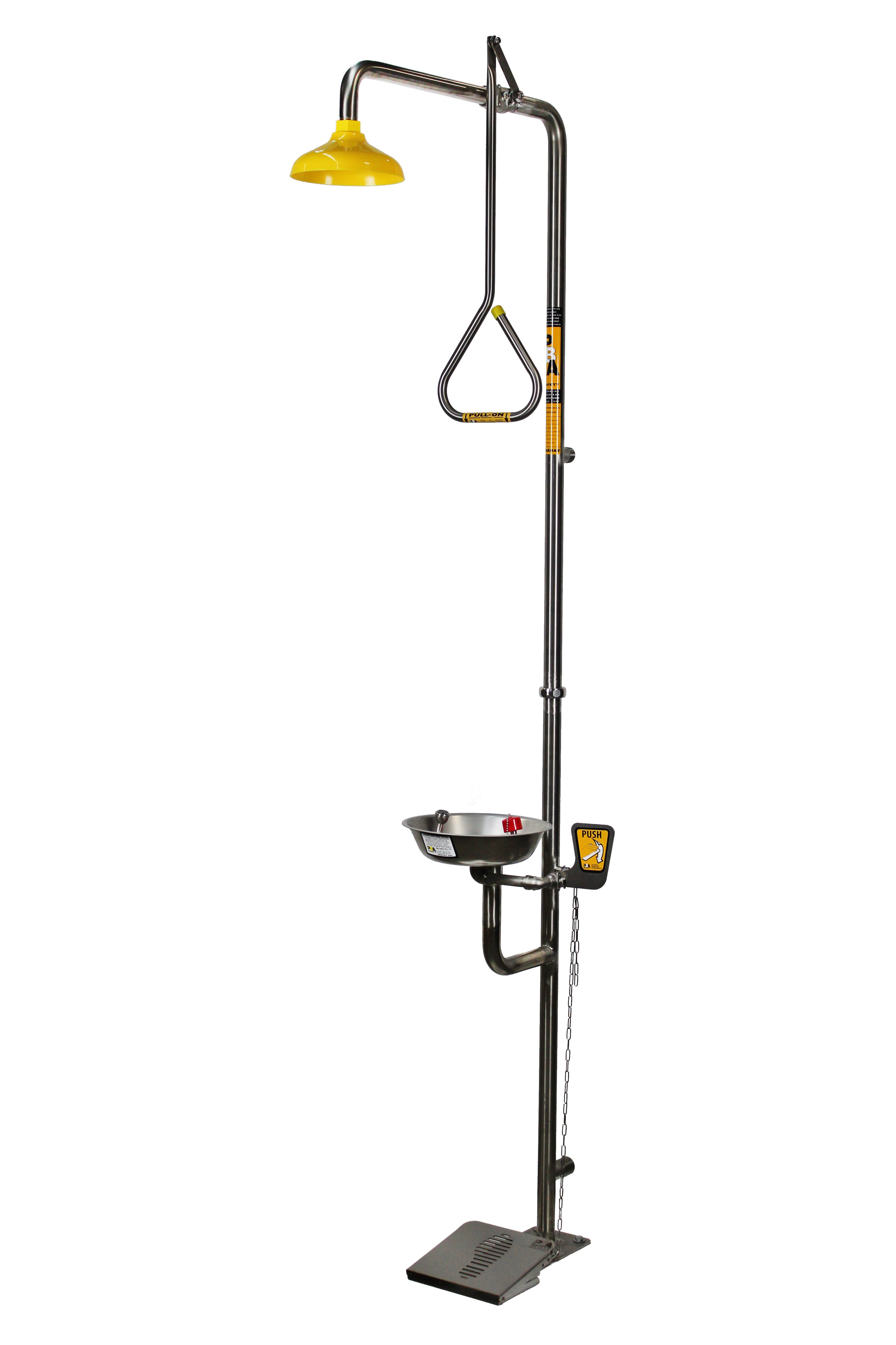 SE612 Shower Eye Wash Hand & Foot Operated