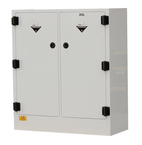 250 Litre Polystore Corrosive Chemical Storage Cabinet - Dual Compartment