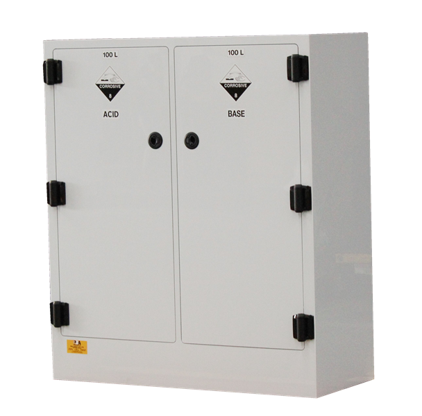 200 Litre Polystore Corrosive Chemical Storage Cabinet - Dual Compartment