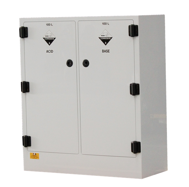 200L Dual Compartment Polystore Corrosive Chemical Storage Cabinet 