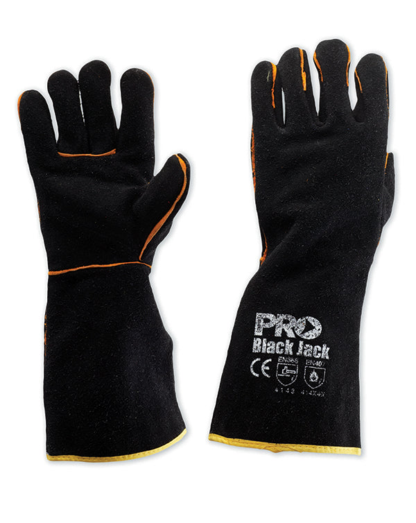 Welders Gloves Black & Gold