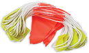 Orange PVC Bunting flags 30 m Day Night