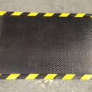 Anti Fatigue Mat - Texture Top Yellow Black Border