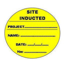 Hard Hat Induction Stickers - Pack 250