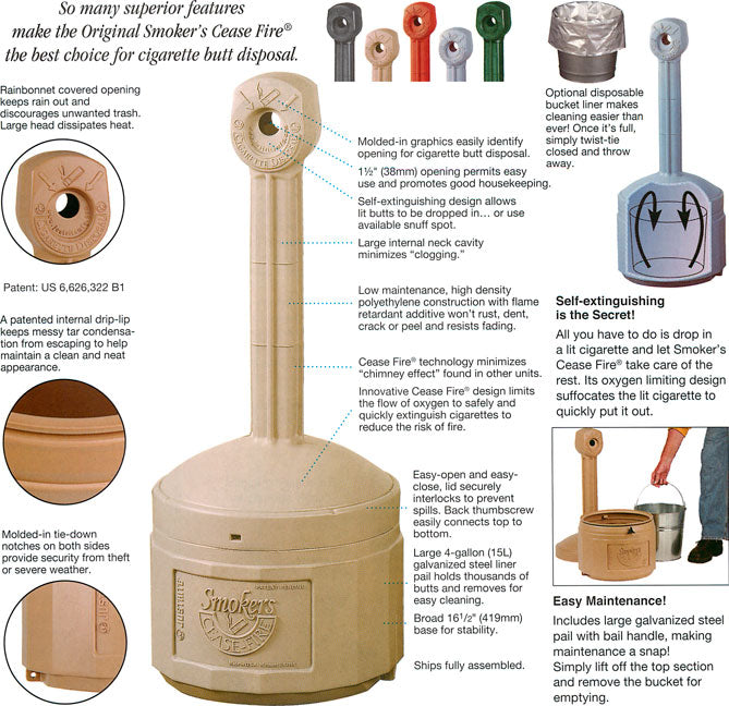 Smokers Ceasefire - Replacement Pail