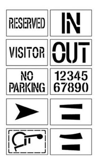 Car Park Stencil Kit