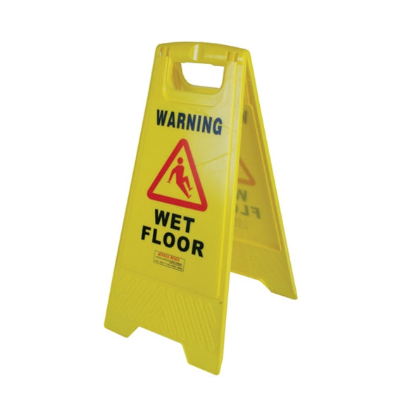 Hi Vis Wet Floor Safety Sign